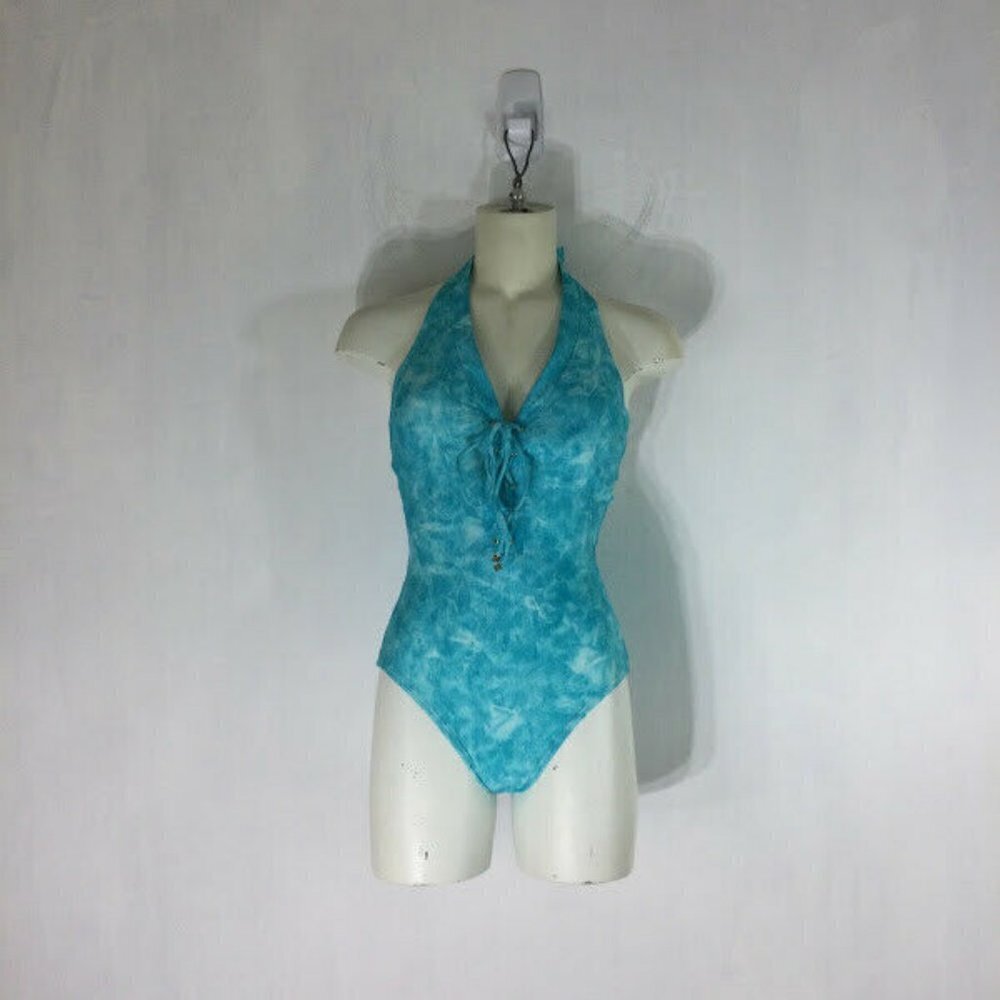 Michael Kors Swimsuit Turquoise Cruise 2020 - Picture 8 of 9